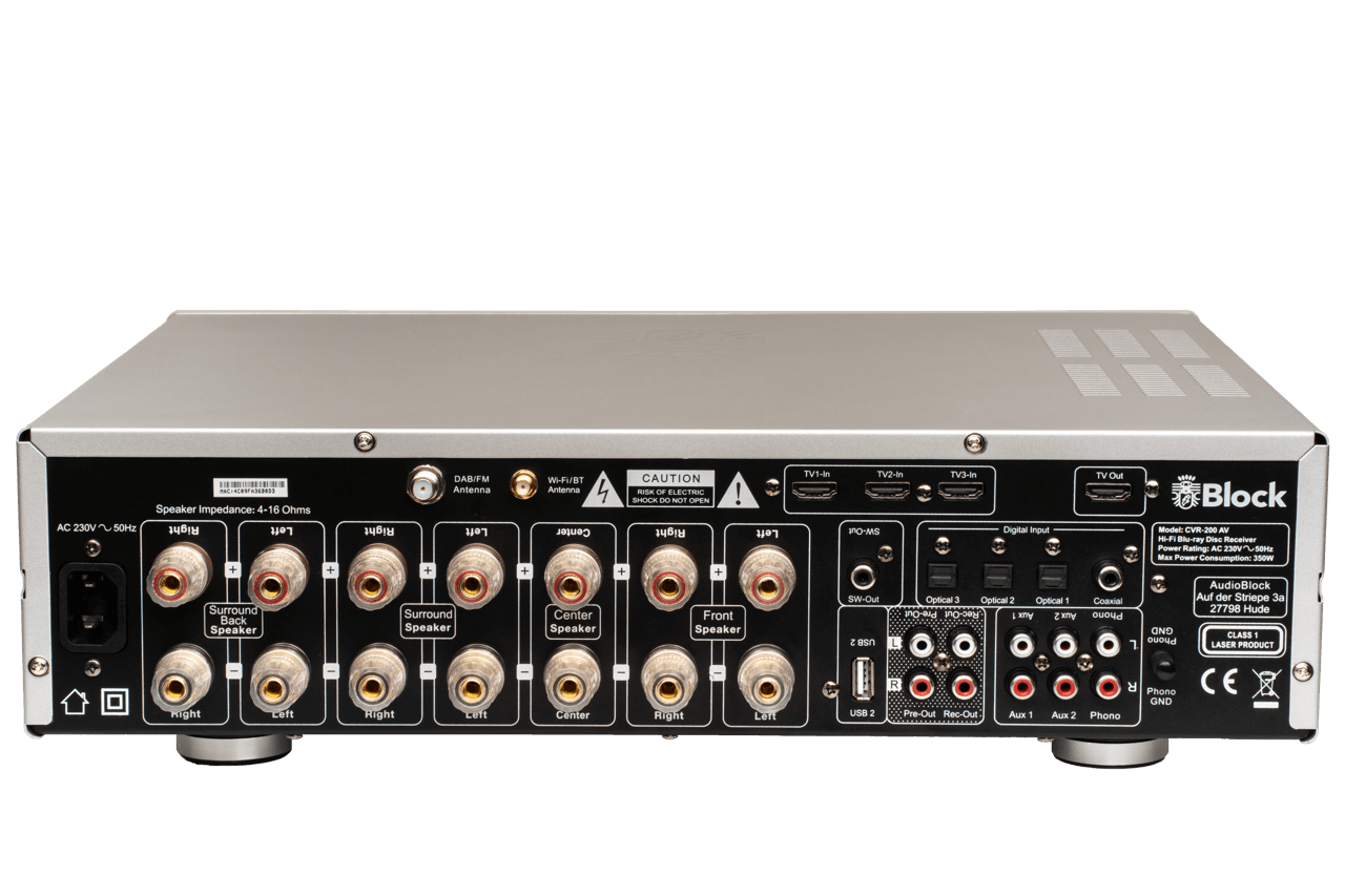 Block CVR-200 AV | 7.1-Kanal AV-Verstärker