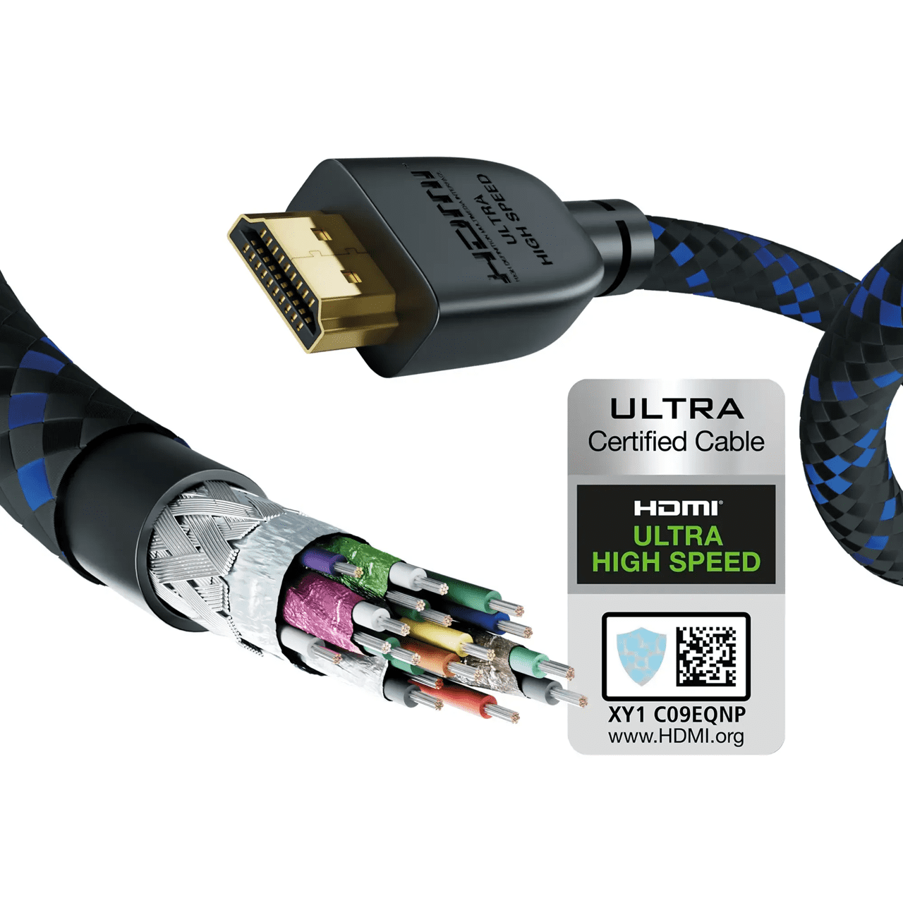 in-akustik Premium Ultra High Speed HDMI Kabel mit Ethernet | HDMI 2.1b 10K Kabel
