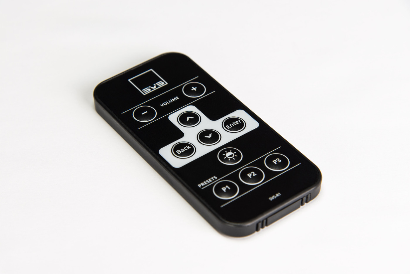 4000_ir_remote_white GrobiTV - SVS SB-4000 Heimkino Subwoofer - Premium Black Ash - Fernbedienung