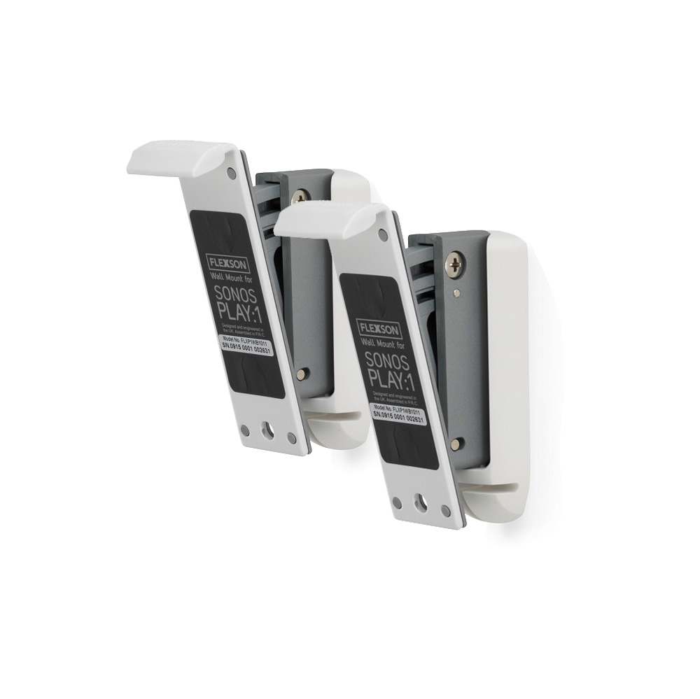 Halterung-sonos-play_1-wht-2-paar-set Wandhalterung für Sonos Play 1 - Paar