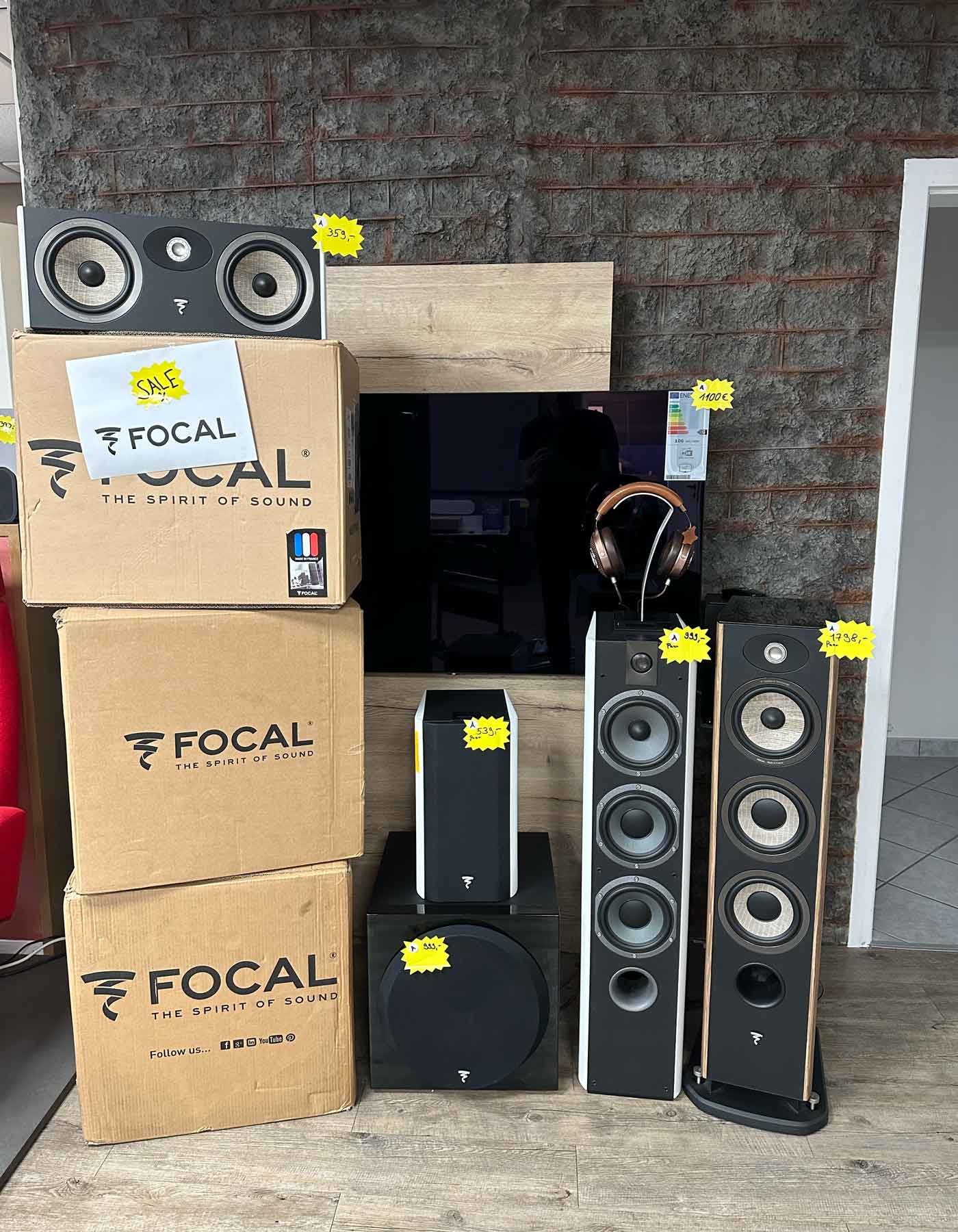 Wir benötigen Platz für Neues: Jetzt Schnäppchen von Focal sichern!