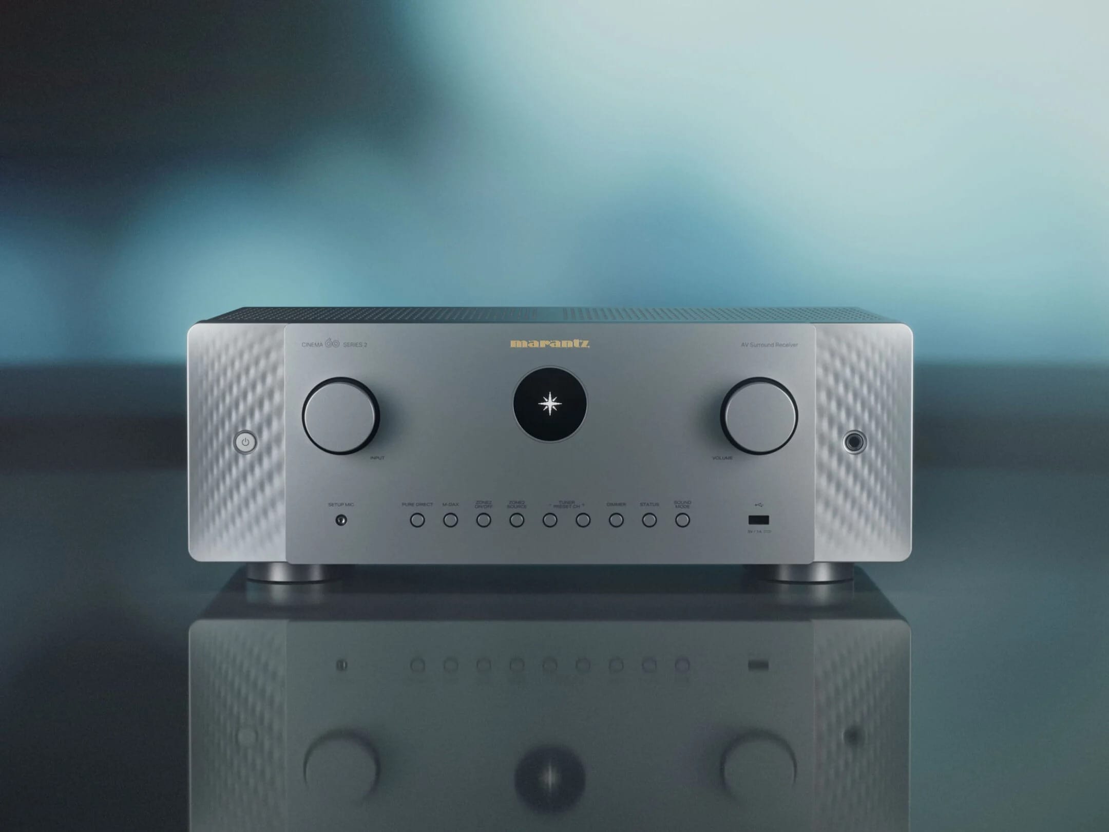 Marantz CINEMA 60 DAB SERIE 2 | 7.2-Kanal 8K Dolby Atmos AV-Receiver mit HEOS + GRATIS SPEAKER SNAP® + Auro3D / GROBI Schild