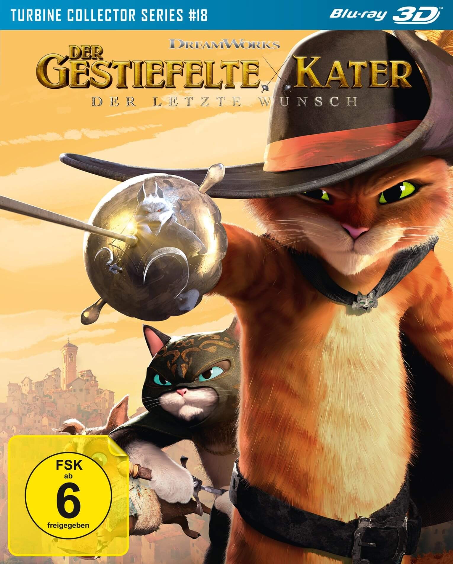 Der gestiefelte Kater: Der letzte Wunsch (Puss in Boots: The Last Wish) - 3D - Turbine Collector Series #18 (Blu-ray 3D) Der gestiefelte Kater: Der letzte Wunsch (Puss in Boots: The Last Wish) - 3D - Turbine Collector Series #18 (Blu-ray 3D)