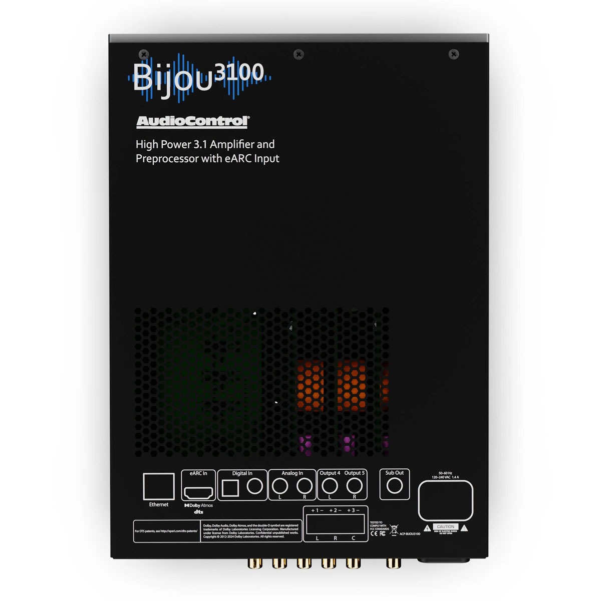 AudioControl Bijou 3100 | Kompakter 3.1 AV-Receiver mit GaN-Technologie
