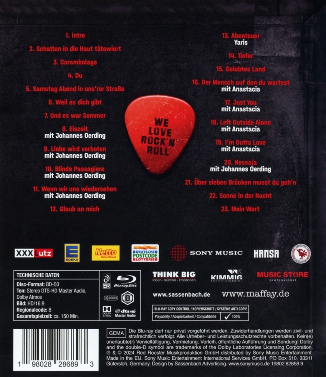 Gross-0198028286893_Back Peter Maffay | We Love Rock'n'Roll (Leipzig-Live-2024)