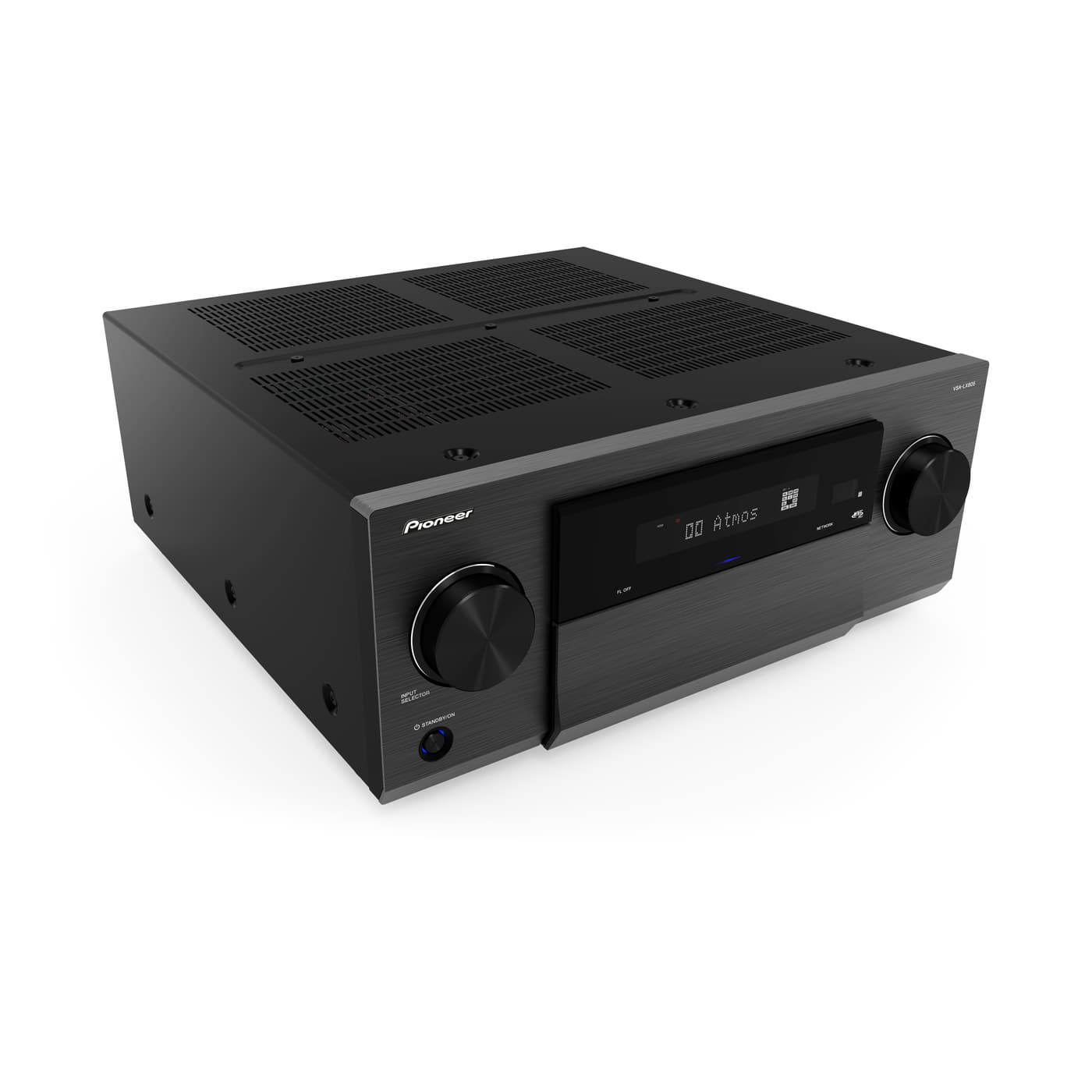 Grobi.TV - Pioneer VSA-LX805 11.4-Kanal Premium AV-Receiver - schwarz - Frontansicht oben rechts