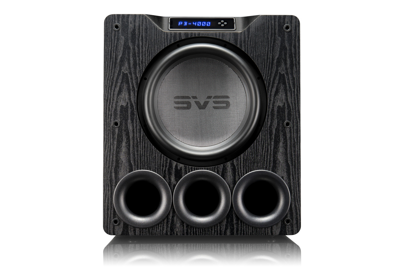 GrobiTV - SVS PB 4000 Premium Black Ash - Frontansicht ohne Grill