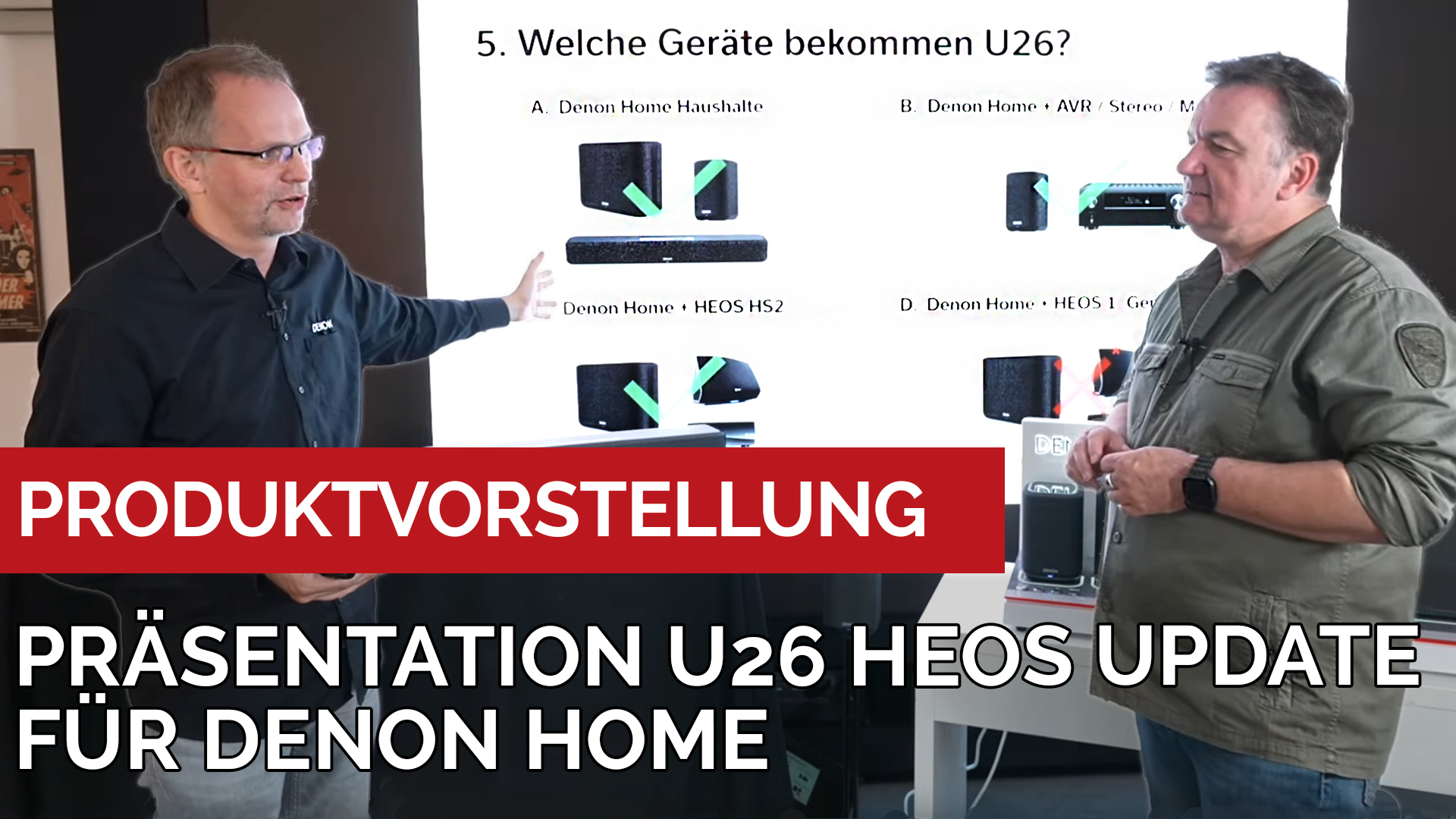 Präsentation des U26 HEOS Update für Heos/Denon Home Geräte. Alexa ist nun integriert. #denonhome #heos