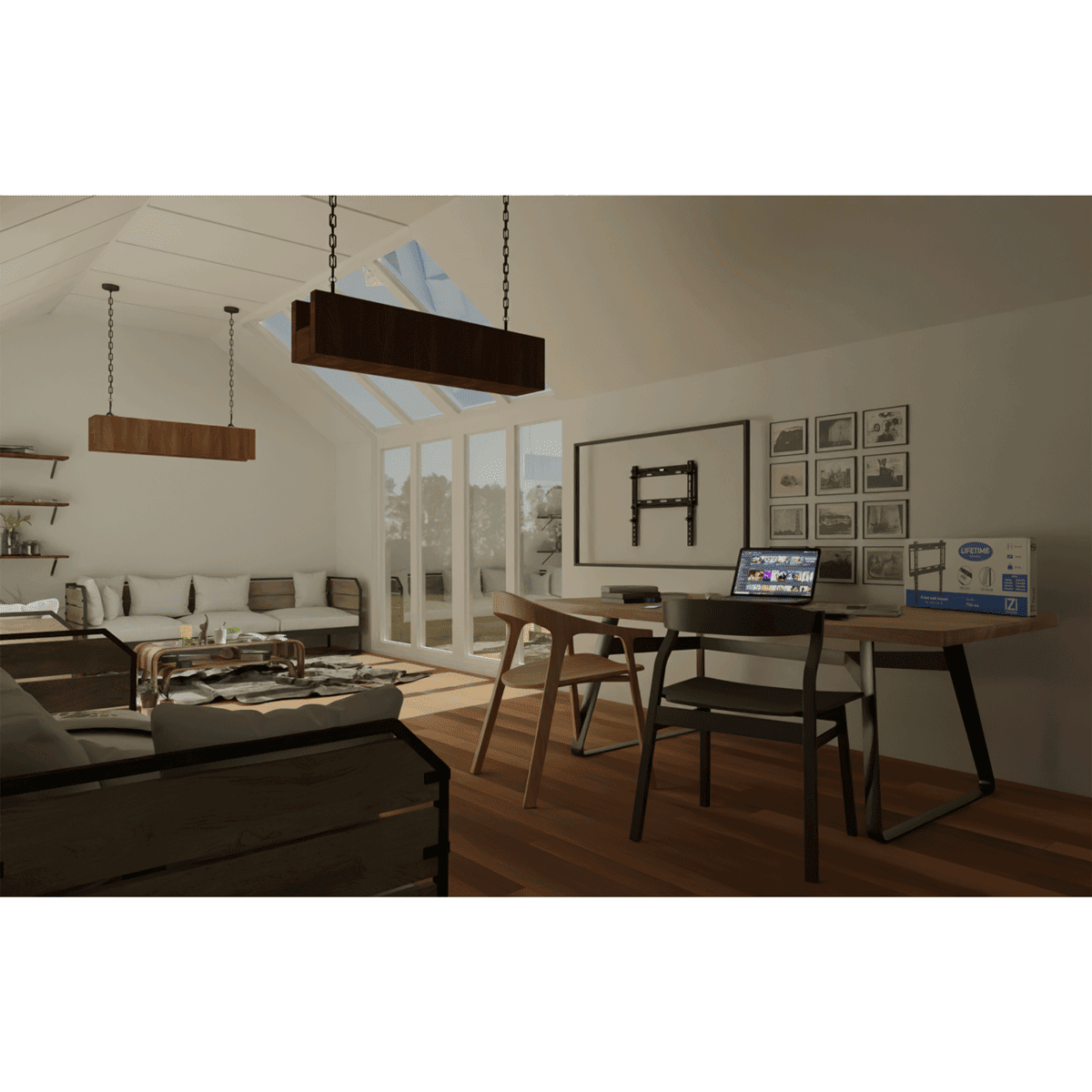 TW-44-room0002 GrobiTV - TW-44 TV-Wandhalterung - Montagebeispiel 09