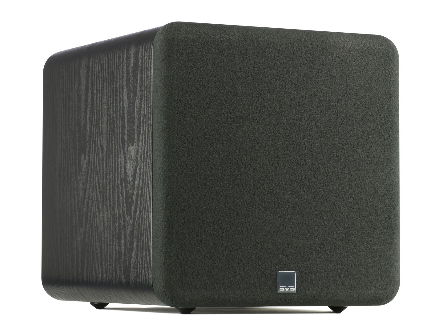 GrobiTV - SVS SB-1000 CLASSIC Black Ash Heimkino Subwoofer - Frontansicht rechts mit Grill