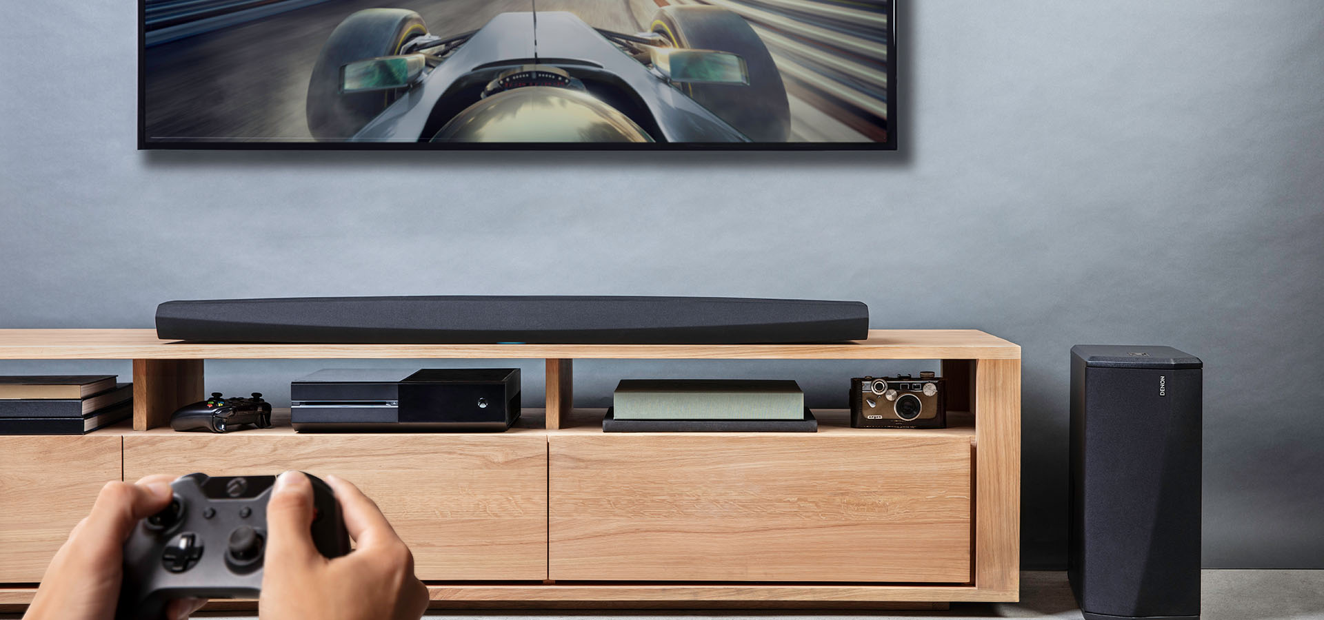 Verbessern Sie ihren TV Ton mit unserem drahtlosen Denon Soundbar Angebot