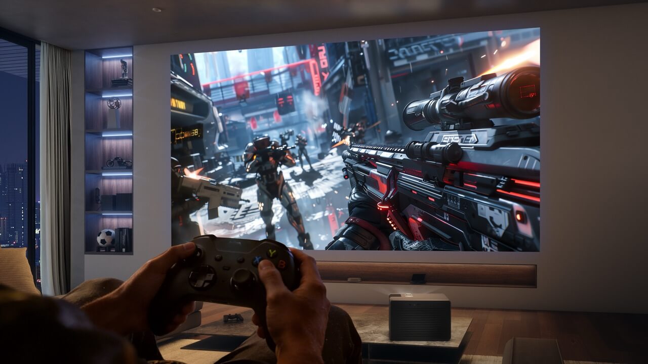 Hisense XR10 | 4K TriChroma RGB Triple-Laser Projektor mit 6.000 ANSI-Lumen