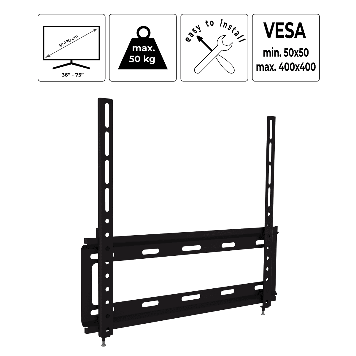 STW-44_6-web GrobiTV - STW-44 TV-Wandhalterung Ansicht 06