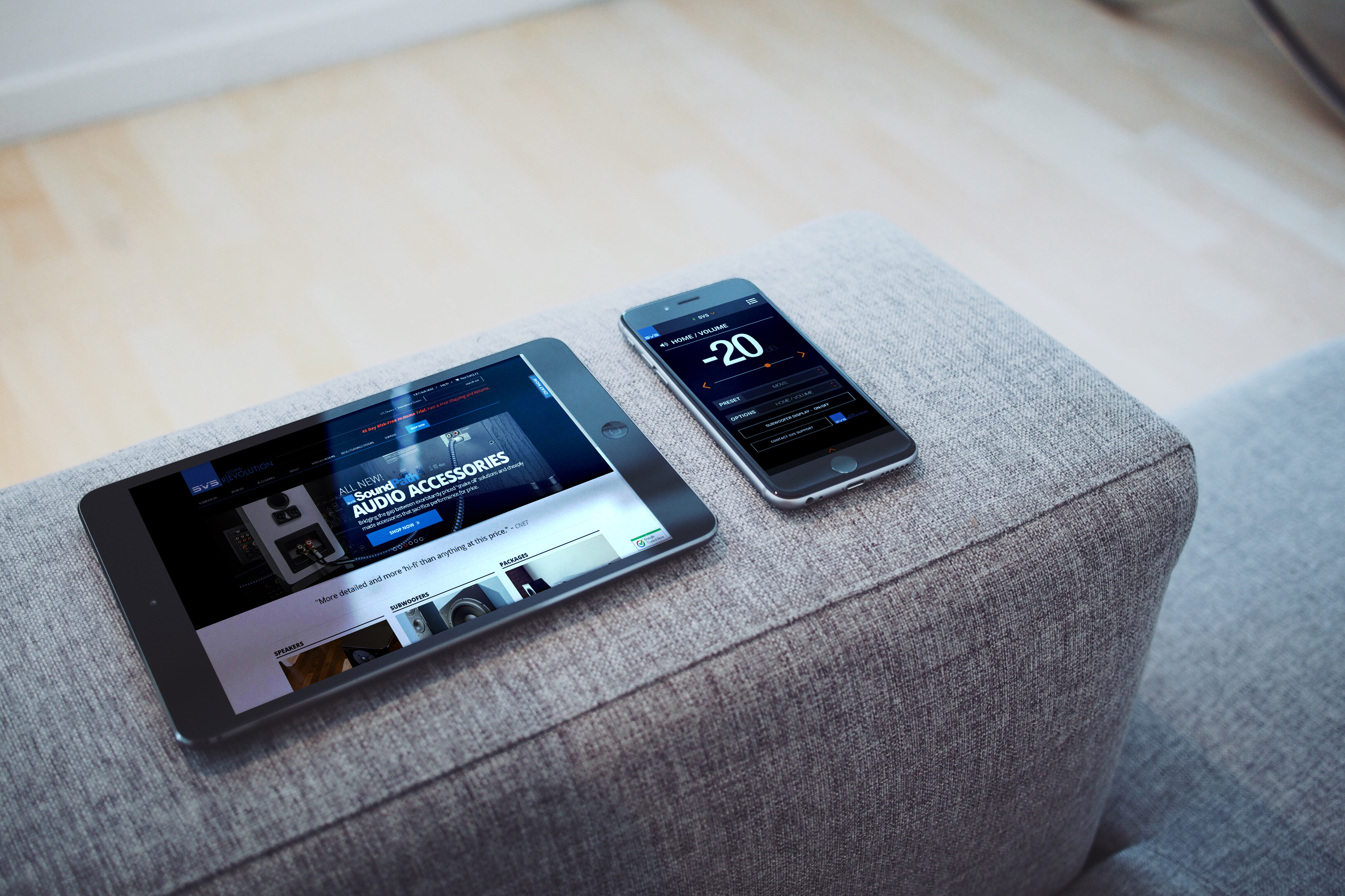 GrobiTV - SVS 3000 Micro Heimkino Subwoofer - Piano Gloss Black - SVS App für SmartPad und Smart Phone
