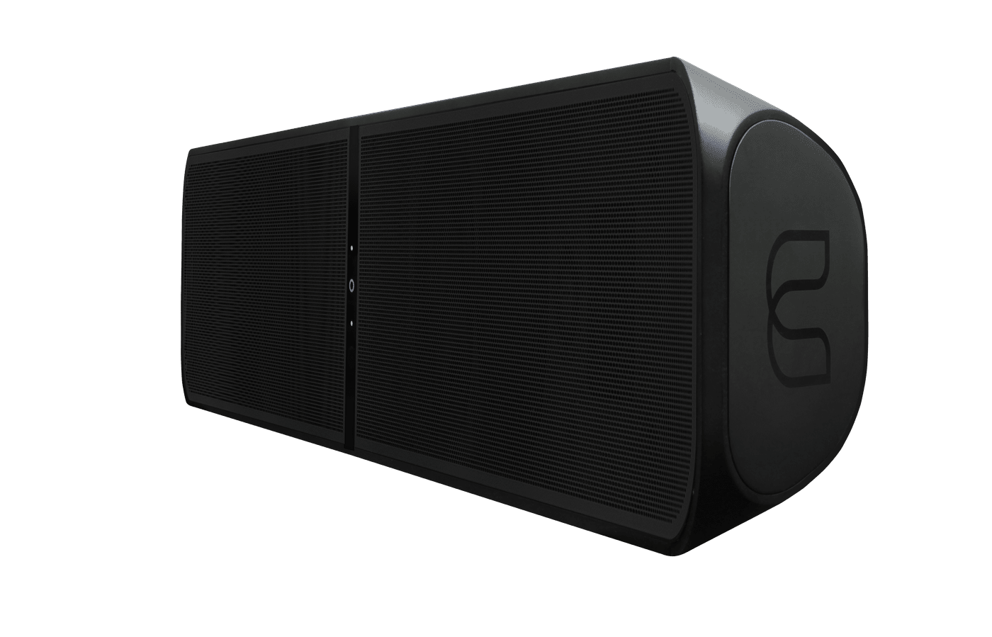 GrobiTV - Bluesound PULSE SOUNDBAR+ schwarz, Frontansicht links