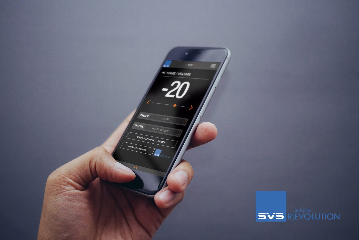 svs_app_iphone GrobiTV - SVS SB-4000 Heimkino Subwoofer - Premium Black Ash - Smartphone mit SVS App