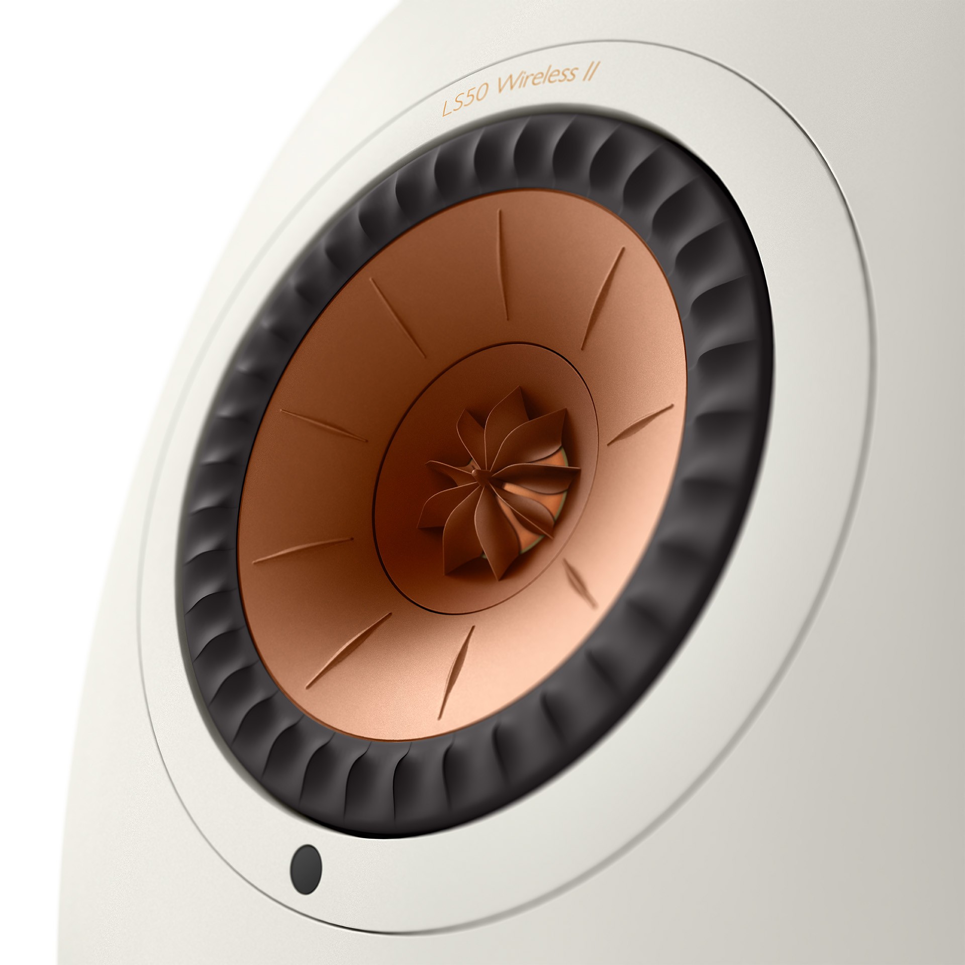 GrobiTV - KEF LS50 Wireless II Lautsprecher Einzeln weiß Detailansicht 2