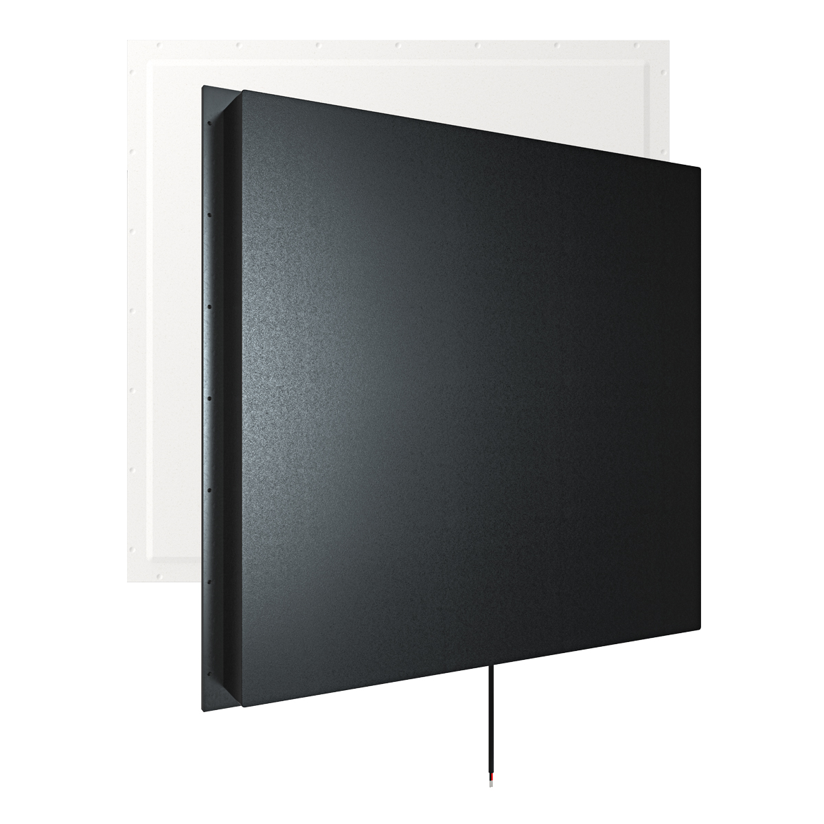 Grobi.TV - Sonance IS 15W Unsichtbarer Subwoofer - Frontansicht + Rückansicht