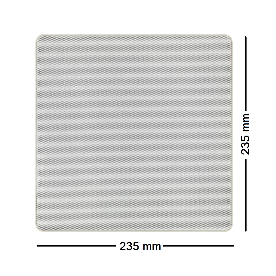Quadratisches Gitter für Flexson Deckeneinbaulautsprecher FLXCS65X31011 