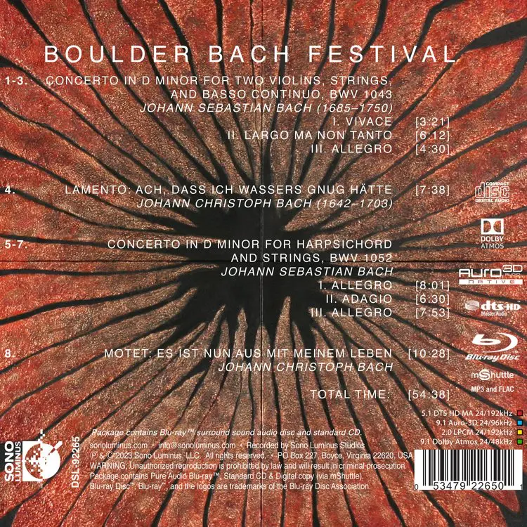 BOULDER BACH FESTIVAL | BOULDER BACH FESTIVAL