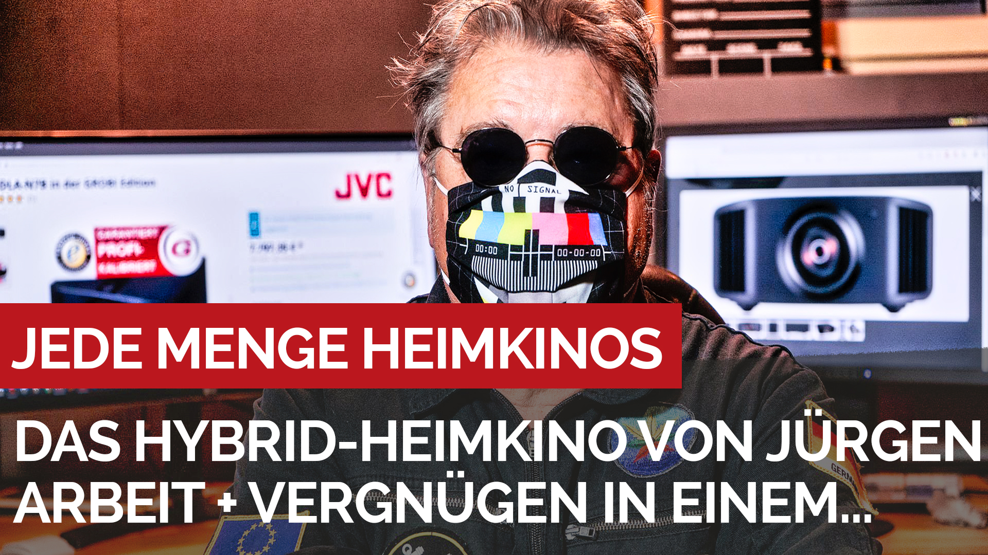 Das Hybridkino von Jürgen - Arbeit und Vergnügen in einem Raum. Geplant und gebaut von uns.