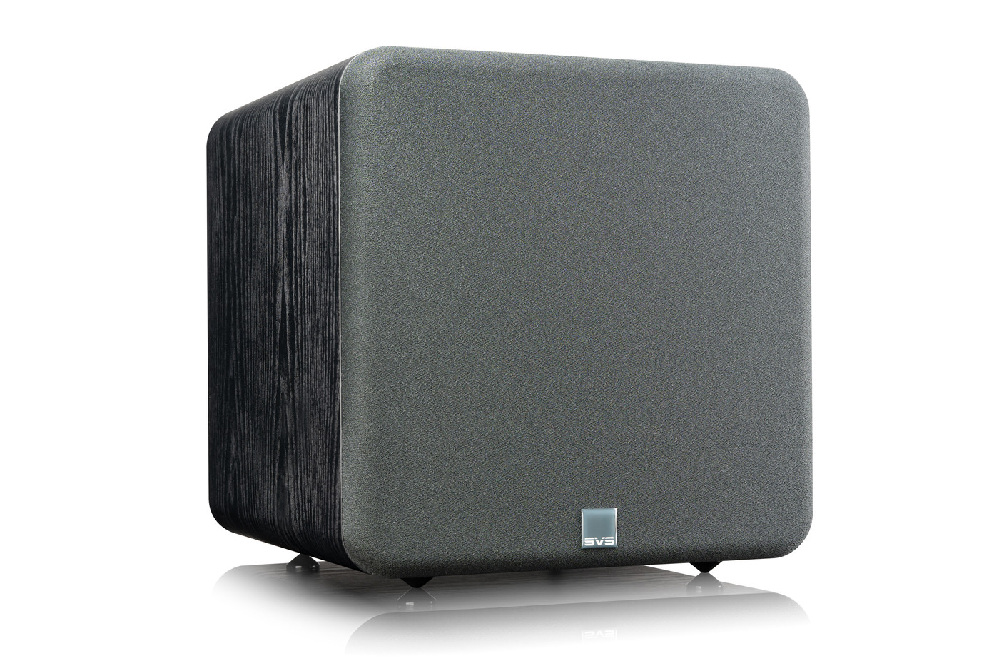 GrobiTV - SVS SB-1000 Heimkino Subwoofer - Premium Black Ash - Frontansicht rechts mit Grill