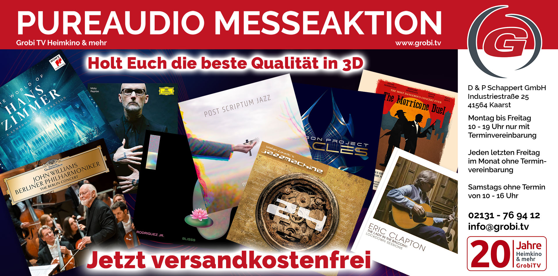 Versandkosten sparen - jetzt 3D Sound in den eigenen 4 Wänden hören