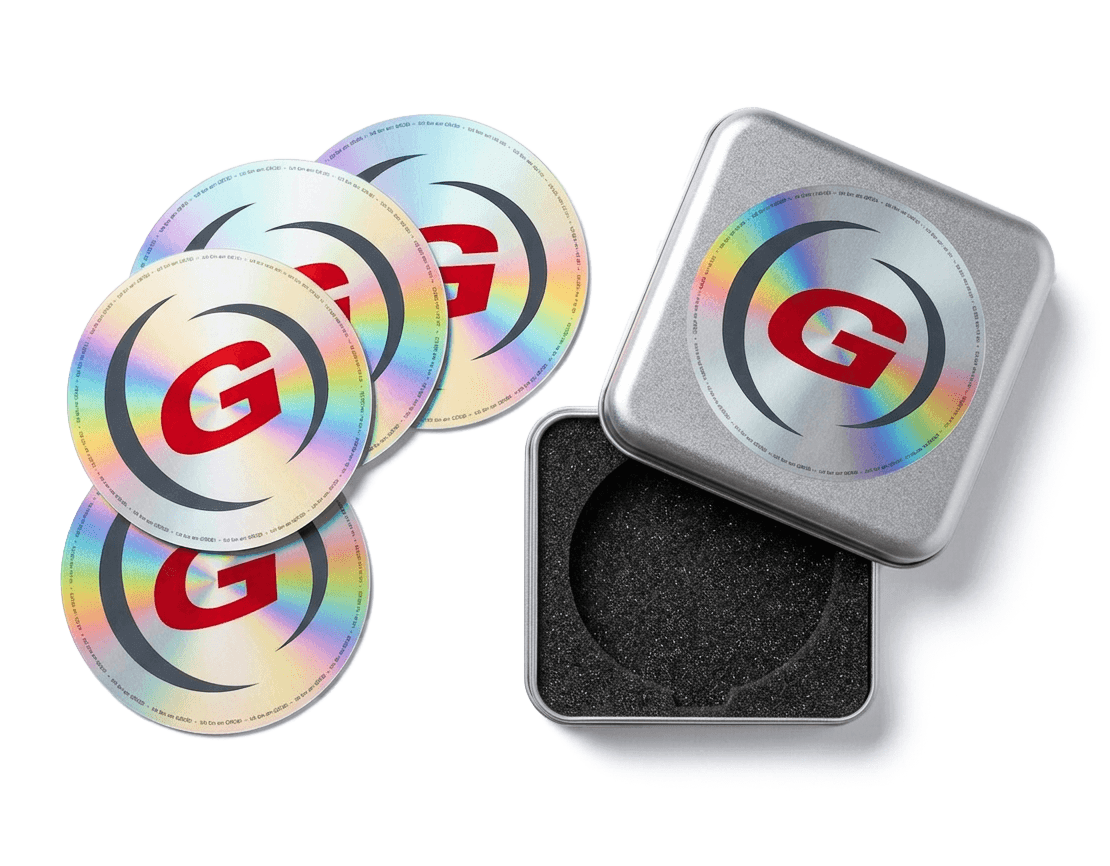 GROBI Bierdeckel-Set | Fanartikel mit Metallbox