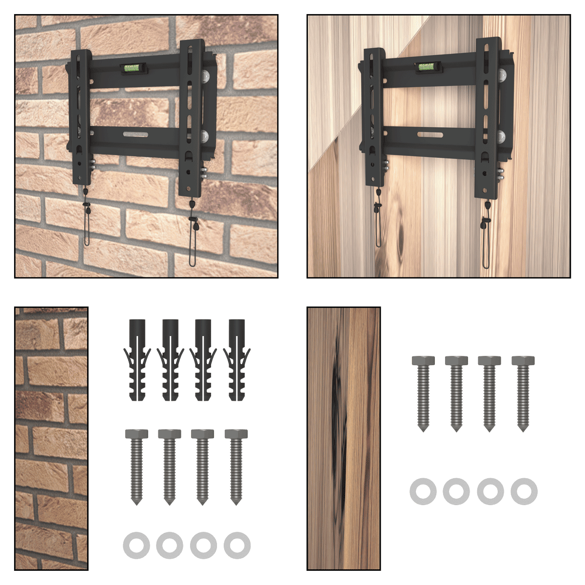 TW-22_9-web-1 GrobiTV - TWA-22 TV-Wandhalterung Montagebeispiele 1