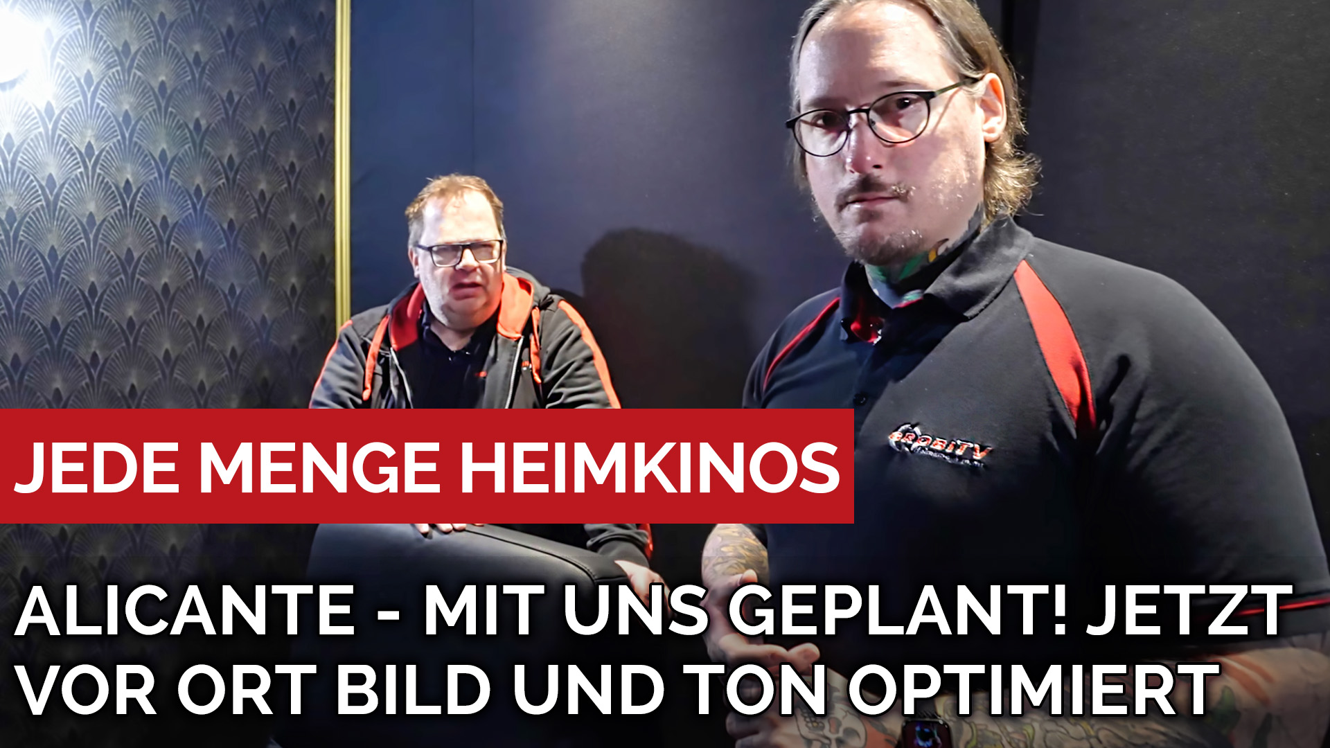 Heimkino in Alicante - mit uns geplant! Wir waren jetzt vor Ort und haben Bild und Ton optimiert.