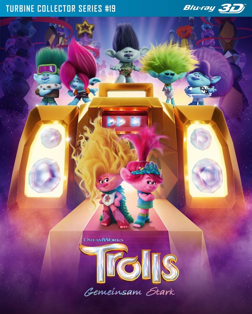 Trolls - Gemeinsam Stark (Trolls Band Together) - 3D - Turbine Collector Series #19 (Blu-ray 3D) Trolls - Gemeinsam Stark (Trolls Band Together) - 3D - Turbine Collector Series #19 (Blu-ray 3D)