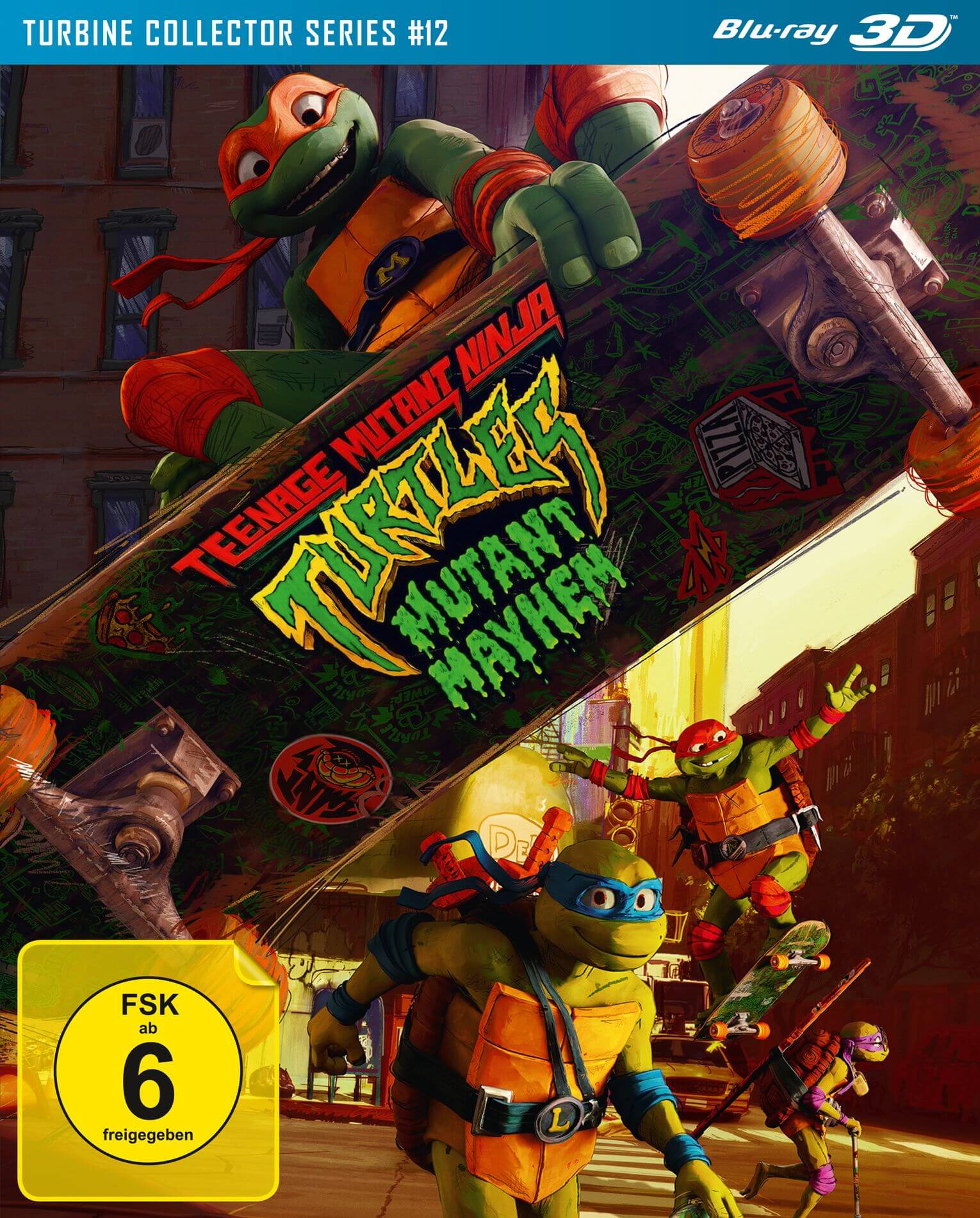 4260669613140 Teenage Mutant Ninja Turtles: Mutant Mayhem 3D - Turbine Collector Series #12 (Blu-ray 3D)