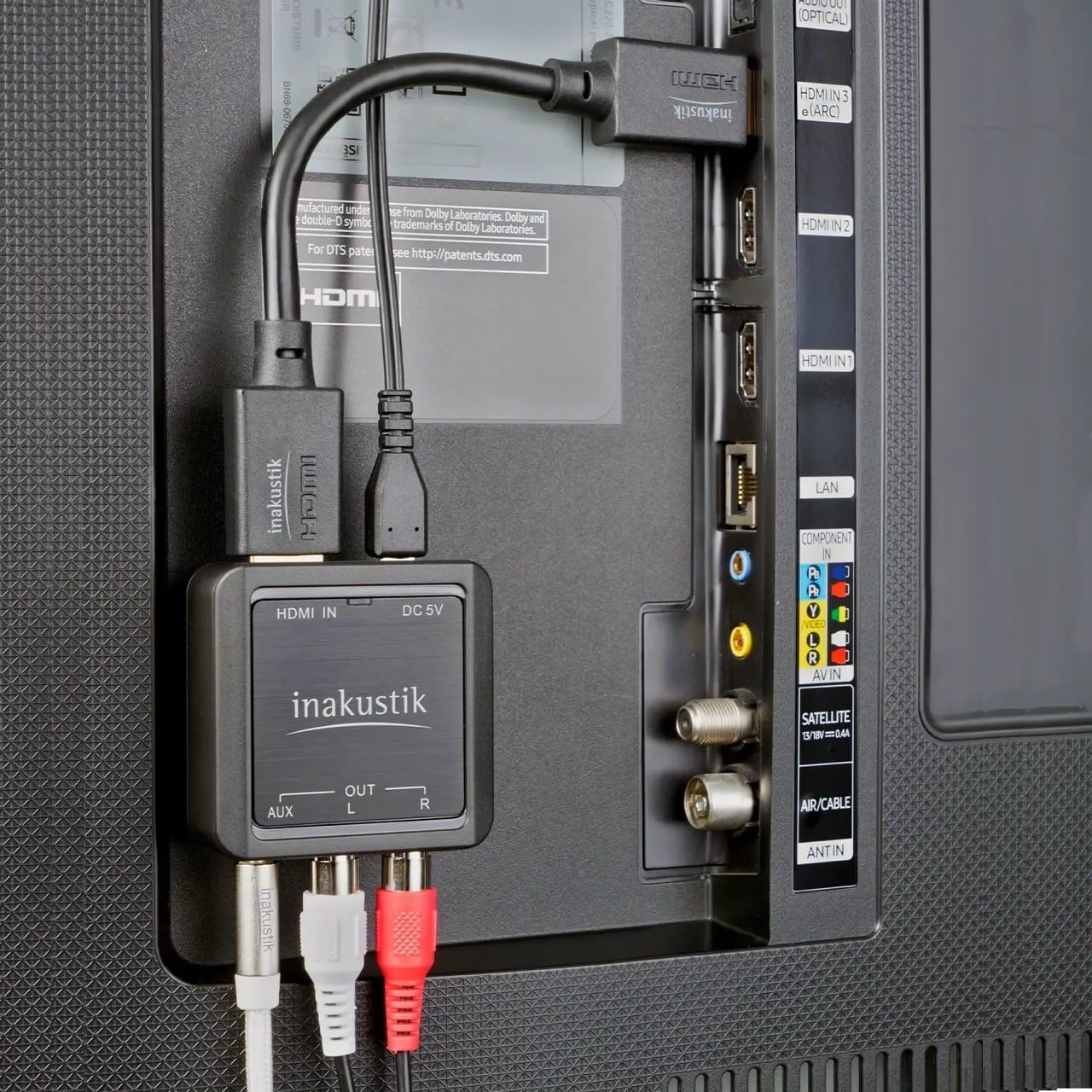 in-akustik eDAC-200A | HDMI eARC Audio Extractor für HiFi