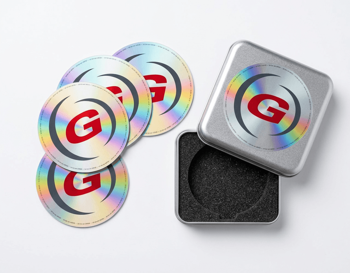 GROBI Bierdeckel-Set | Fanartikel mit Metallbox