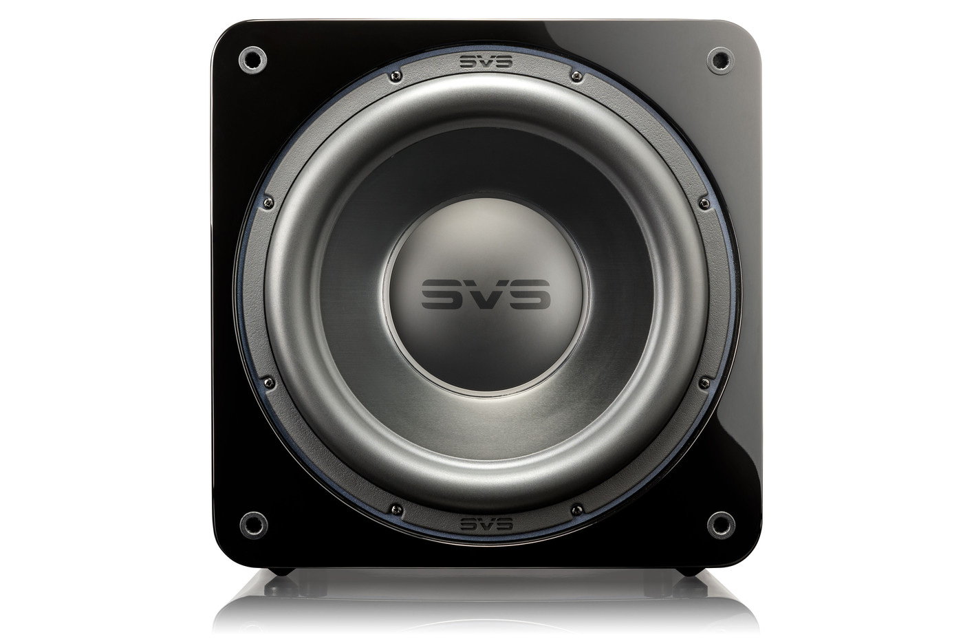 GrobiTV - SVS SB-3000 Heimkino Subwoofer - piano gloss black - Frontansicht ohne Grill