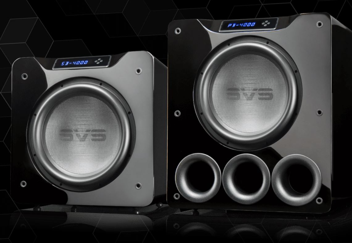 Die neuen SVS 4000er Subwoofer sind eingetroffen und vorführbereit