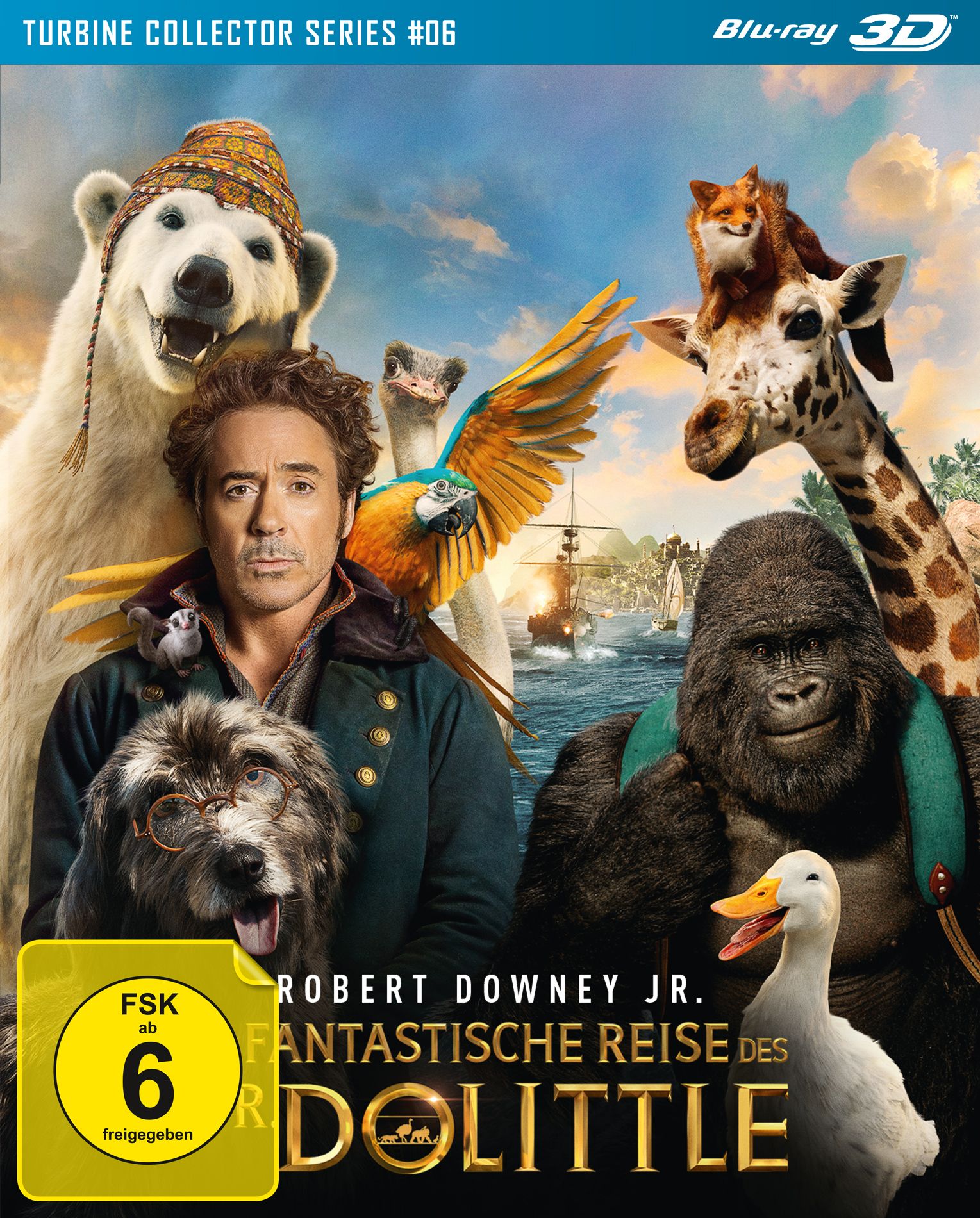 die-fantastische-reise-des-dr-dolittle-3d Die fantastische Reise des Dr. Dolittle - 3D - Turbine Collector Series #06 (Blu-ray 3D)