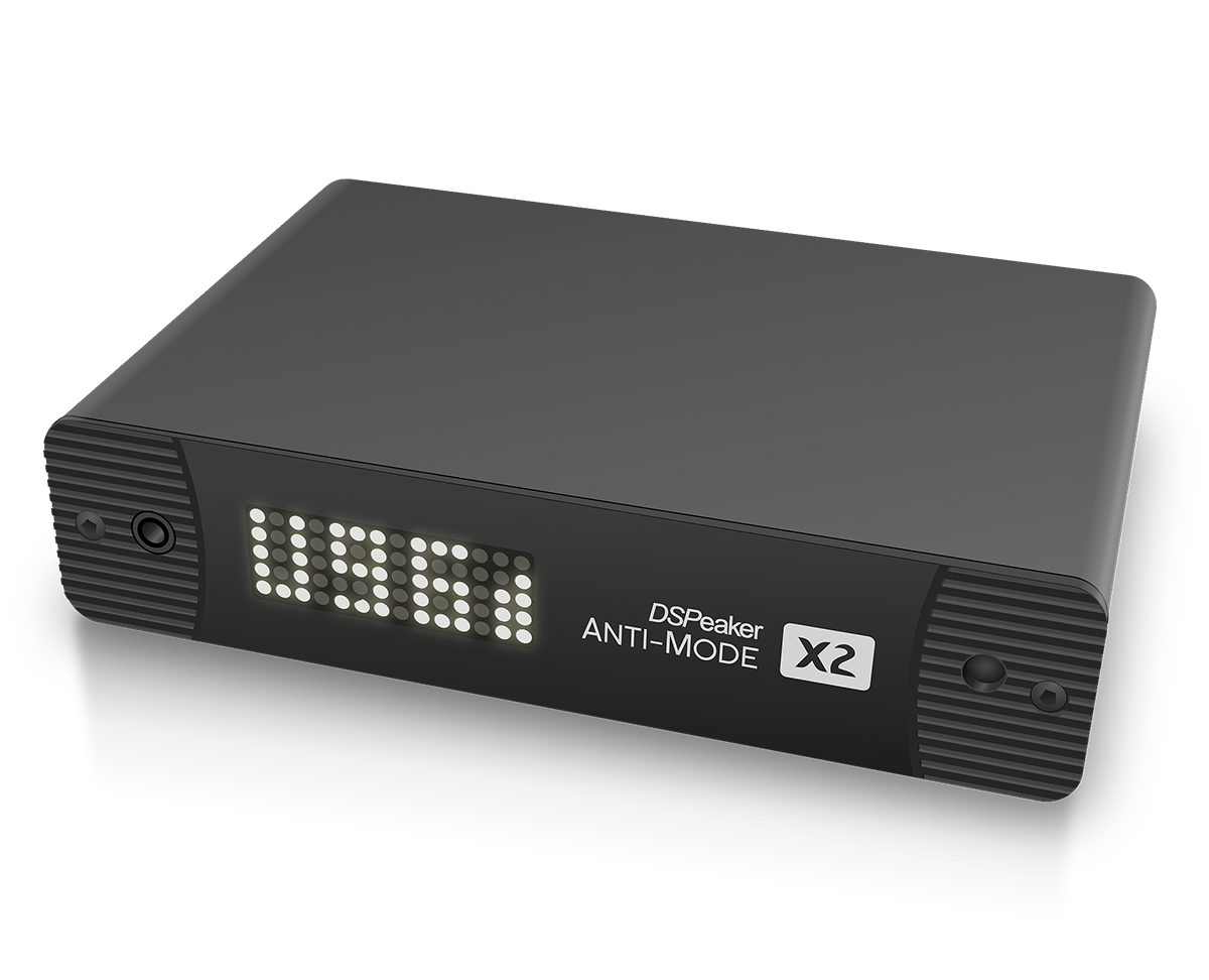 x2-promoZC8sDbWUlOeze Grobi.TV - DSPeaker Anti-Mode X2 - Frontansicht -  - Stereo Raum- und Lautsprecheroptimierung