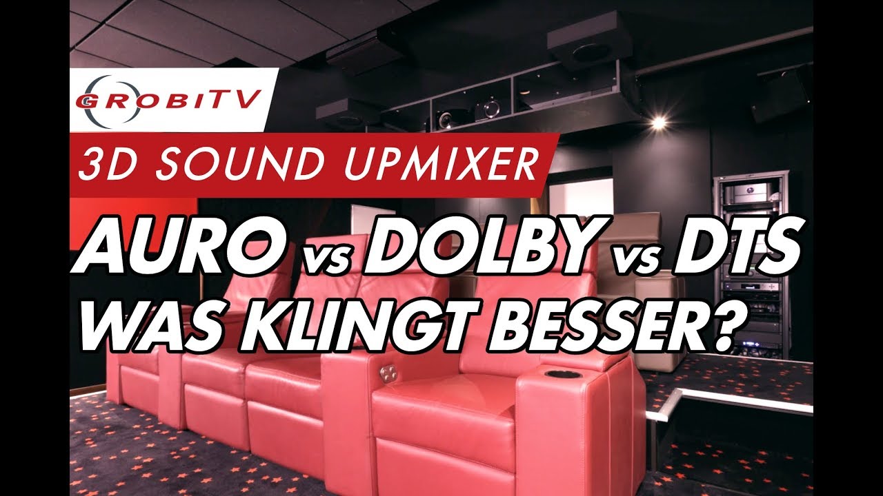 3D Sound bei jedem Film: AURO, DOLBY & DTS UPMIXER IM VERGLEICH | GROBI.TV