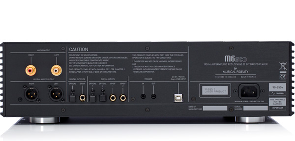 Grobi.TV - Musical Fidelity M6sCD - CD-Spieler / DAC - Rueckansicht