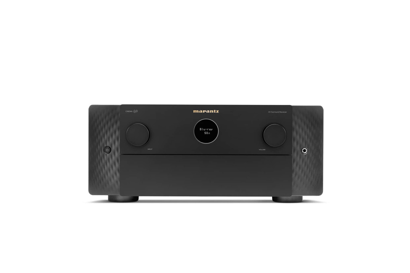 GrobiTV - Marantz CINEMA 40 - 9.4-Kanal-AV-Verstärker schwarz Frontansicht geschlossen