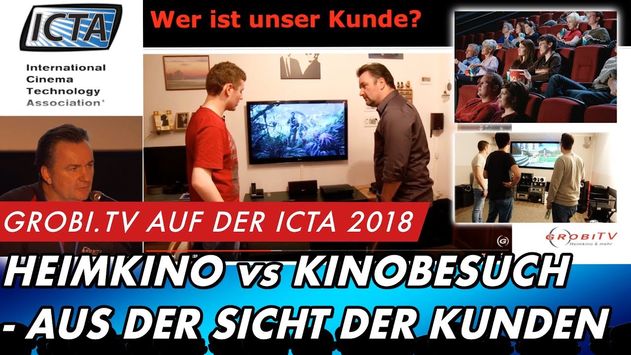 Heimkino vs Kinobesuch - Patrick Schapperts Vortrag auf der ICTA München 2018 | GROBI.TV