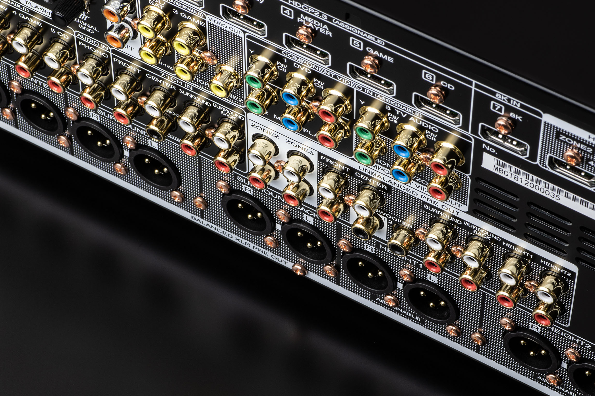 18_AV7706_Gold-plated_Terminals MarantzAV7706