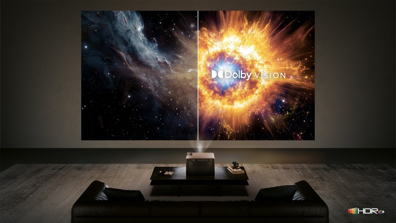 Hisense XR10 | 4K TriChroma RGB Triple-Laser Projektor mit 6.000 ANSI-Lumen