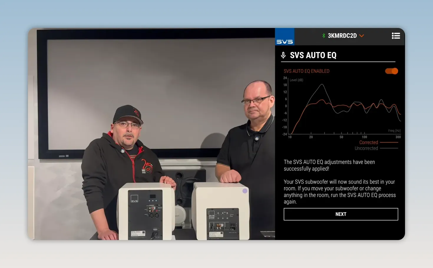 SVS 3000 micro rvolution einmessung und app