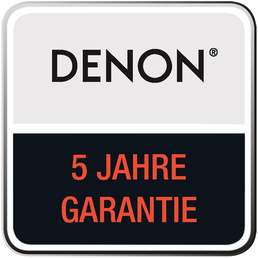 5 Jahre DENON Garantie