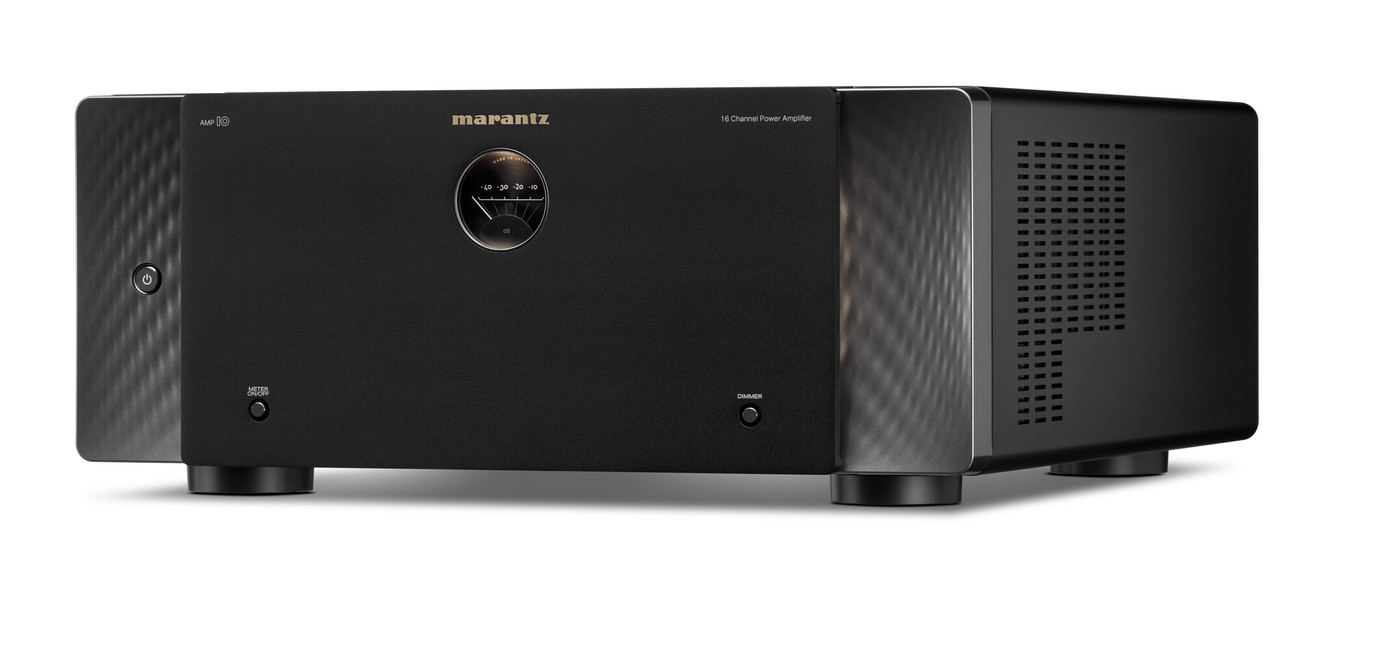 GrobiTV - Marantz AMP 10 - 16-Kanal-AV-Endstufe schwarz Frontansicht links