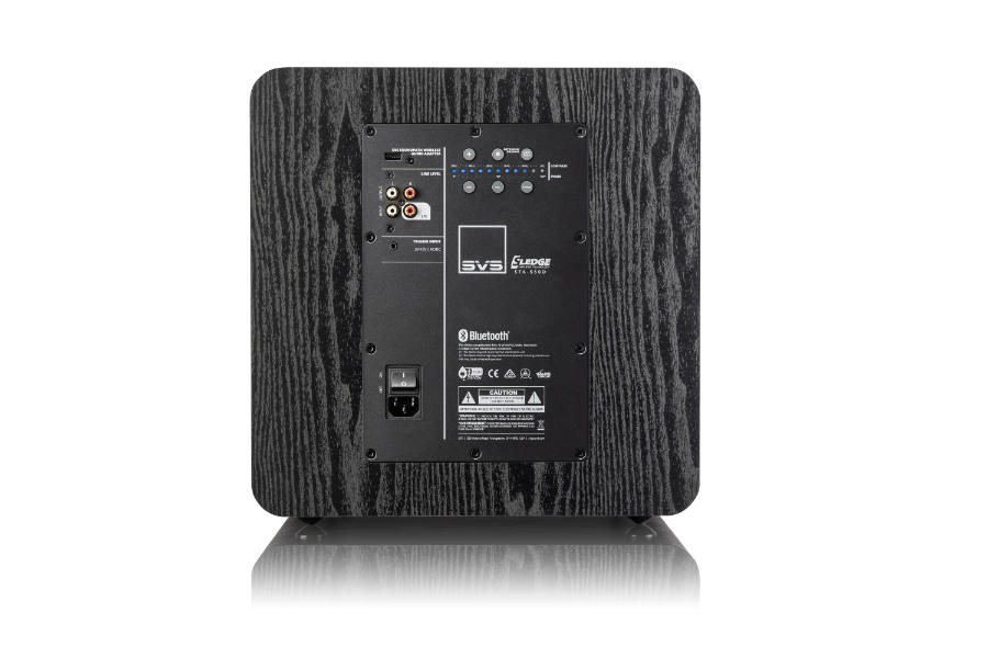 GrobiTV SVS SB-2000 Pro  Heimkino Subwoofer - Premium Black Ash - Rückansicht