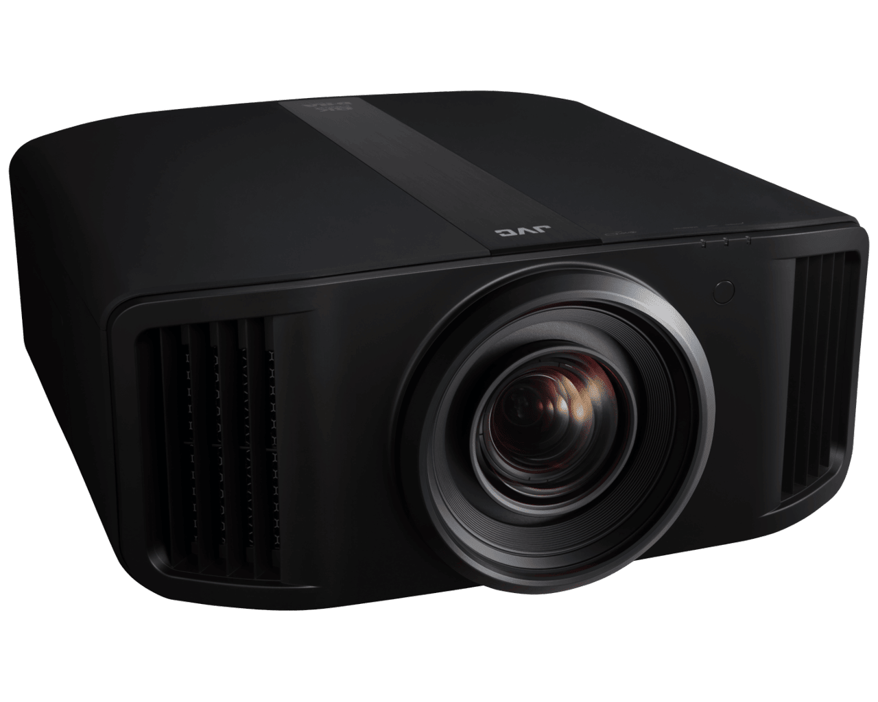 JVC DLA-NZ900 8K E-Shift 4K HDR Laser Heimkino-Projektor schwarz Frontansicht rechts
