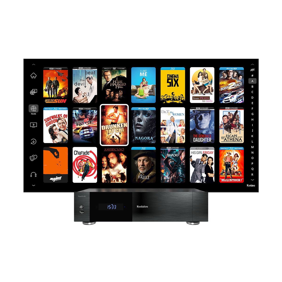 Rvolution PlayerPro 8K | Elite Netzwerk Mediaplayer und Medienserver